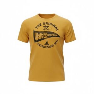 Disney Hanes Mustard Yellow Destination T-shirt Men's 2XL‎